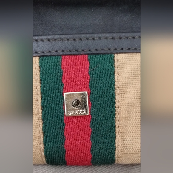 GUCCI KEY HOLDER CARD HOLDER SMALL WALLET ~ AUTHENTIC ~ UNISEX - Picture 6 of 13